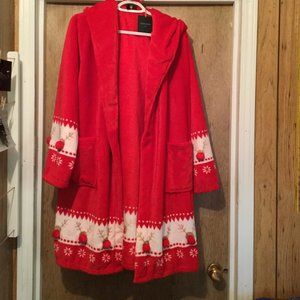NWT Cynthia Rowley super soft hooded housecoat/robe